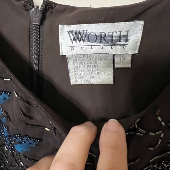 Brown Beaded Top - Picture 4 of 4